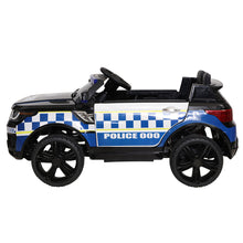 Load image into Gallery viewer, Rigo Kids Ride On Car Inspired Patrol Police Electric Powered Toy Cars Black
