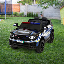 Load image into Gallery viewer, Rigo Kids Ride On Car Inspired Patrol Police Electric Powered Toy Cars Black