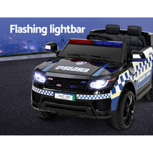 Load image into Gallery viewer, Rigo Kids Ride On Car Inspired Patrol Police Electric Powered Toy Cars Black