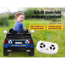 Load image into Gallery viewer, Rigo Kids Ride On Car Inspired Patrol Police Electric Powered Toy Cars Black