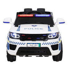 Load image into Gallery viewer, Rigo Kids Ride On Car Inspired Patrol Police Electric Powered Toy Cars White
