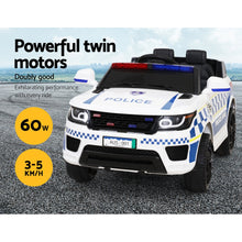 Load image into Gallery viewer, Rigo Kids Ride On Car Inspired Patrol Police Electric Powered Toy Cars White