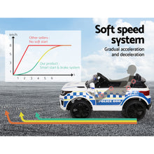 Load image into Gallery viewer, Rigo Kids Ride On Car Inspired Patrol Police Electric Powered Toy Cars White