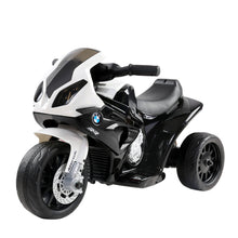 Load image into Gallery viewer, Kids Ride On Motorbike BMW Licensed S1000RR Motorcycle Car Black
