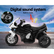 Load image into Gallery viewer, Kids Ride On Motorbike BMW Licensed S1000RR Motorcycle Car Black