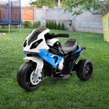 Load image into Gallery viewer, Kids Ride On Motorbike BMW Licensed S1000RR Motorcycle Car Blue
