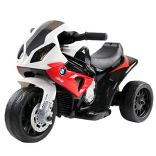 Load image into Gallery viewer, Kids Ride On Motorbike BMW Licensed S1000RR Motorcycle Car Red