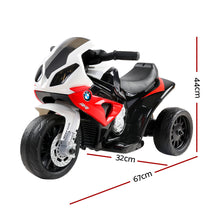 Load image into Gallery viewer, Kids Ride On Motorbike BMW Licensed S1000RR Motorcycle Car Red