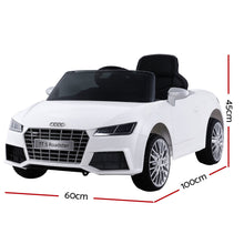 Load image into Gallery viewer, Audi Licensed Kids Ride On Cars Electric Car Children Toy Cars Battery White