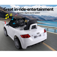 Load image into Gallery viewer, Audi Licensed Kids Ride On Cars Electric Car Children Toy Cars Battery White