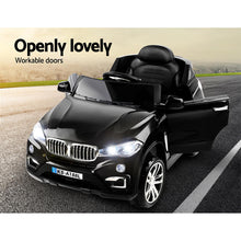 Load image into Gallery viewer, Kids Ride On Car BMW X5 Inspired Electric 12V Black