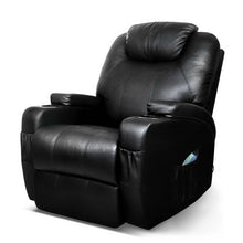 Load image into Gallery viewer, Artiss Recliner Chair Electric Massage Chairs Heated Lounge Sofa Leather