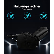 Load image into Gallery viewer, Artiss Recliner Chair Electric Massage Chairs Heated Lounge Sofa Leather
