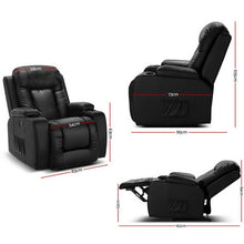 Load image into Gallery viewer, Artiss Electric Massage Chair Recliner Luxury Lounge Sofa Armchair Heat Leather
