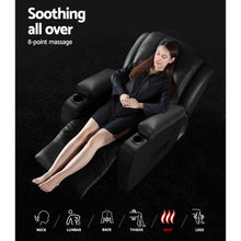 Load image into Gallery viewer, Artiss Electric Massage Chair Recliner Luxury Lounge Sofa Armchair Heat Leather