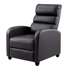 Load image into Gallery viewer, Artiss Luxury Recliner Chair Chairs Lounge Armchair Sofa Leather Cover Brown