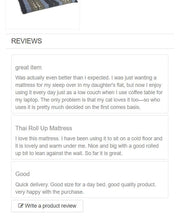 Load image into Gallery viewer, Thai kapok cushion Day bed Roll Out Mattress Foldout Mat relaxation, day bed, camping or Yoga Matt Natural Kapok Filled_ 80 x 200 cm