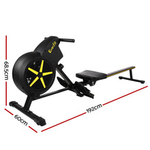 Load image into Gallery viewer, Everfit Rowing Exercise Machine Rower Resistance Fitness Home Gym Cardio Air