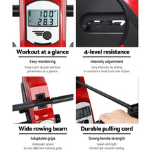 Load image into Gallery viewer, Everfit 4 Level Rowing Exercise Machine