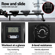 Load image into Gallery viewer, Everfit Magnetic Rowing Exercise Machine Rower Resistance Cardio Fitness Gym