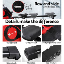 Load image into Gallery viewer, Everfit Resistance Rowing Exercise Machine