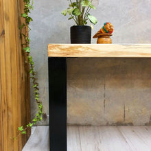 Load image into Gallery viewer, TV entertainment unit Raintree Wood 2 tier adjustable Length 1.6m to 2.5m