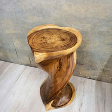 Load image into Gallery viewer, Original Twisted stool side table Acacia wood Heart-Shape Side Table/Corner Table Bar stool