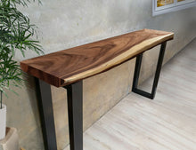 Load image into Gallery viewer, Console hallway side wall Table, Saur Wood XXL 1.8 Meter 180 cm length 100% unique designed  by nature. Hall 18