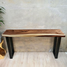 Load image into Gallery viewer, Console hallway side wall Table, Saur Wood XXL 1.8 Meter 180 cm length 100% unique designed  by nature. Hall 18
