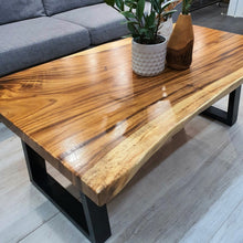 Load image into Gallery viewer, Coffee Table 1.2m Hand carved from Acacia tree (Raintree Wood)-"Rockley" design