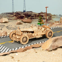 Load image into Gallery viewer, Model 3D Wooden Racing Car Scale: 1:16.Puzzle Assembly Model Building Kits for Children, Adults from 8 to 99 years