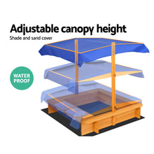 Load image into Gallery viewer, Keezi Outdoor Canopy Sand Pit