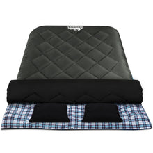 Load image into Gallery viewer, Weisshorn Sleeping Bag Bags Double Camping Hiking -10°C to 15°C Tent Winter Thermal Grey