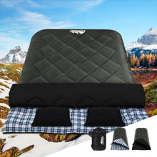 Load image into Gallery viewer, Weisshorn Sleeping Bag Bags Double Camping Hiking -10°C to 15°C Tent Winter Thermal Grey