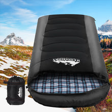 Load image into Gallery viewer, Weisshorn Sleeping Bag Bags Single Camping Hiking -20°C to 10°C Tent Winter Thermal Grey