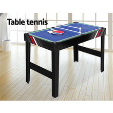 Load image into Gallery viewer, 4FT 4-In-1 Soccer Table Tennis Ice Hockey Pool Game Football Foosball Kids Adult