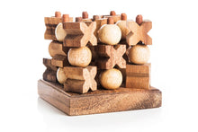 Load image into Gallery viewer, Tic-Tac-Toe 3D puzzle 3D wooden Brain teaser puzzle