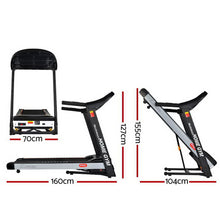 Load image into Gallery viewer, Everfit Electric Treadmill 45cm Incline Running Home Gym Fitness Machine Black