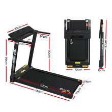 Load image into Gallery viewer, Everfit Treadmill Electric Fully Foldable Home Gym Exercise Fitness Black