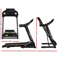 Load image into Gallery viewer, Everfit Electric Treadmill 420mm 18kmh Home Gym Exercise Machine Fitness Equipment Physical