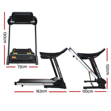 Load image into Gallery viewer, Everfit Electric Treadmill 45cm Incline Running Home Gym Fitness Machine Black