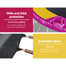 Load image into Gallery viewer, Everfit 16FT Trampoline Round Trampolines With Basketball Hoop Kids Present Gift Enclosure Safety Net Pad Outdoor Multi-coloured