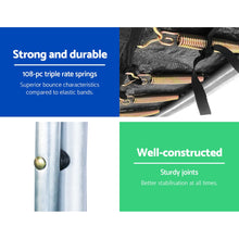 Load image into Gallery viewer, Everfit 16FT Trampoline Round Trampolines With Basketball Hoop Kids Present Gift Enclosure Safety Net Pad Outdoor Multi-coloured