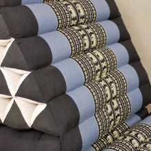 Load image into Gallery viewer, Thai kapok cushion Day bed roll out mattress 3-Folds with backrest Cushion -100% Thailand handmade Kapok