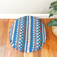 Load image into Gallery viewer, Thai kapok cushion Bohemian Meditation Cushion Red or Blue