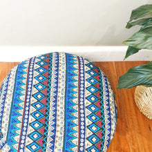 Load image into Gallery viewer, Thai kapok cushion Bohemian Meditation Cushion Red or Blue
