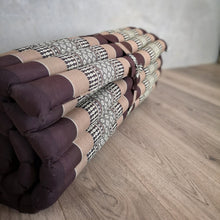 Load image into Gallery viewer, Thai kapok cushion Day bed Roll Out Mattress Foldout Mat relaxation, camping or Yoga Matt Natural Kapok Filled_ 152x200