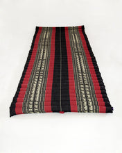 Load image into Gallery viewer, Thai kapok cushion Roll Out Mattress Foldout Mat relaxation, camping or Yoga Matt Natural Kapok Filled Red Blue Green dark red