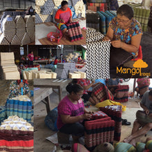 Load image into Gallery viewer, Thai kapok cushion Day bed Queen Size Foldable Mattress Natural Kapok Fibre Filled BlueEle.