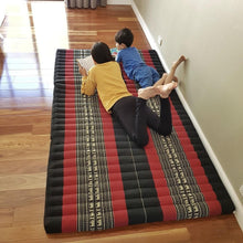 Load image into Gallery viewer, Thai kapok cushion KING Size Foldable Mattress Naturals Kapok Fibre Filled BlueEle